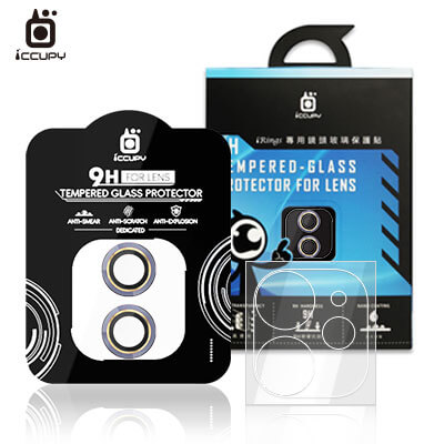 Apple iPhone 12 iRings雙色玻璃手機鏡頭保護環 20